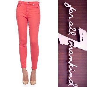 7 FAM For All Mankind Skinny Cropped Jeans